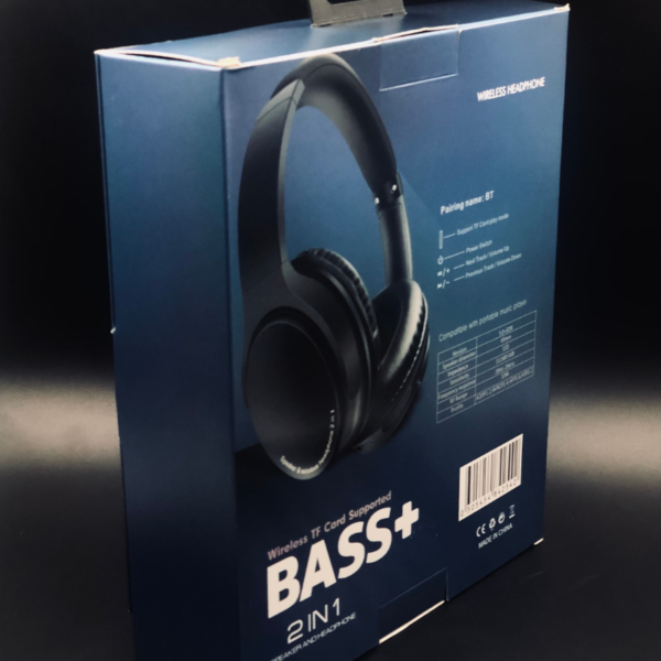 Bluetooth Headphone With Speaker 2 in 1 ~ K22 - Image 3